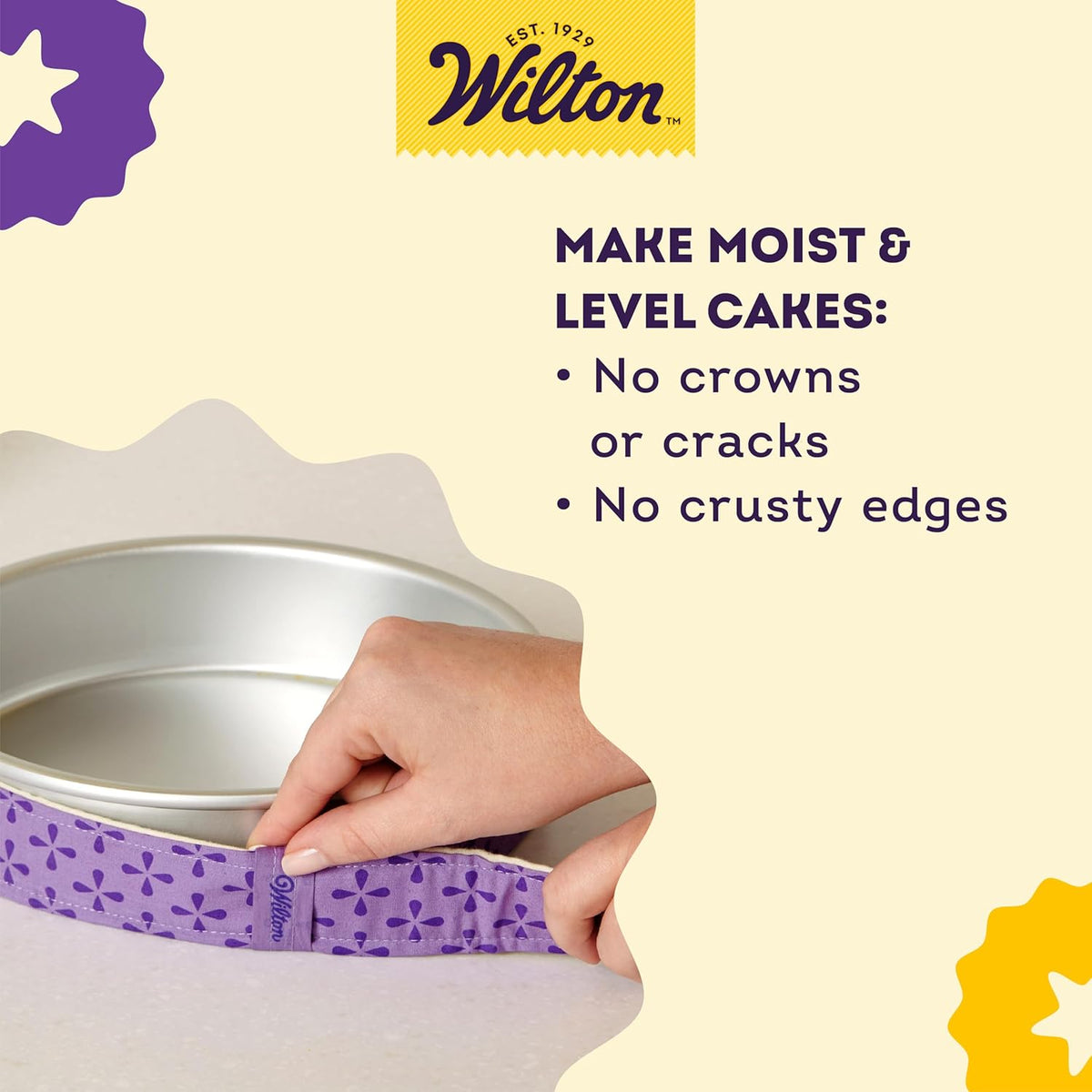 Wilton Bake Even Cake Strips, Level Cakes, 2-Piece Set