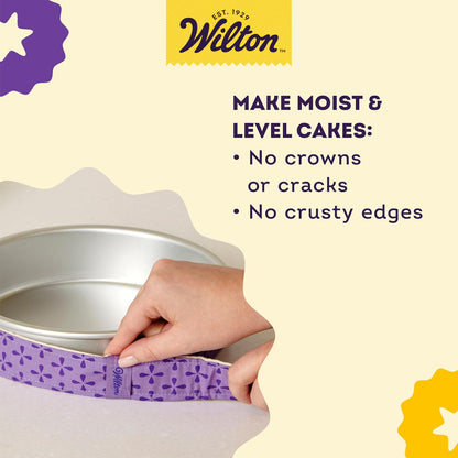 Wilton Bake Even Cake Strips, Level Cakes, 2-Piece Set