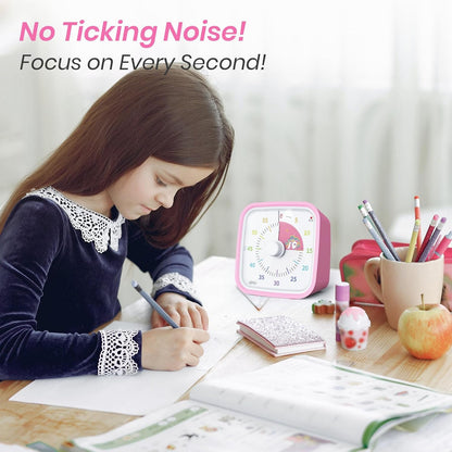 Yunbaoit Rainbow Visual Timer for Kids, 60-min Countdown Timer, Blue