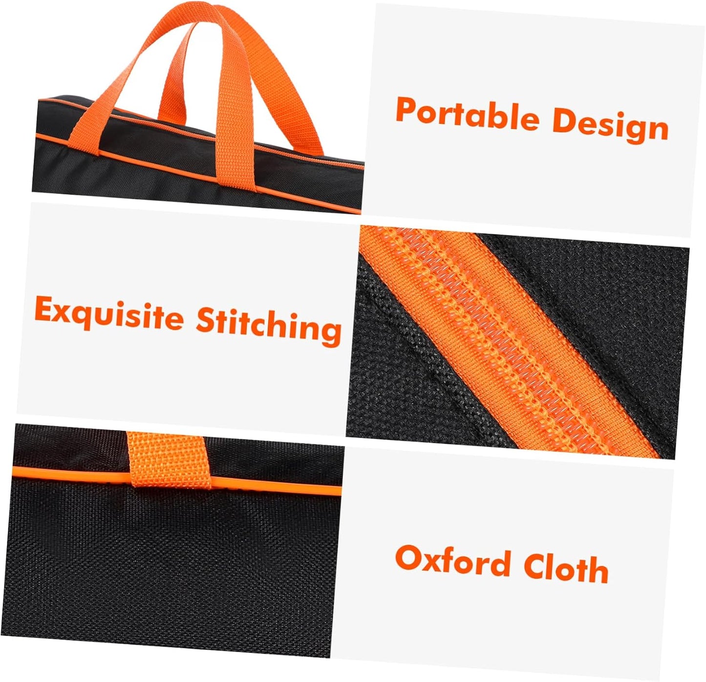 Homoyoyo Grill Tools Set Organizer Large Capacity Bbq Accessories Storage Bag for Camping