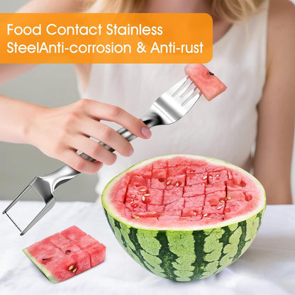Watermelon Slicer, 2-in-1 Slicer & Fork, 1-Pack