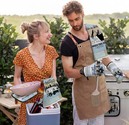 Sratte 6 Pcs Farmhouse Kitchen Decor Accessories Set