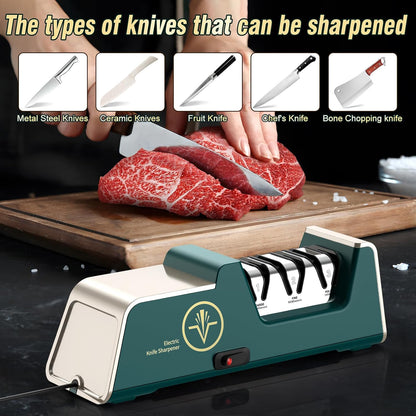 VIDOME Professional 3-Stage Electric Knife Sharpener