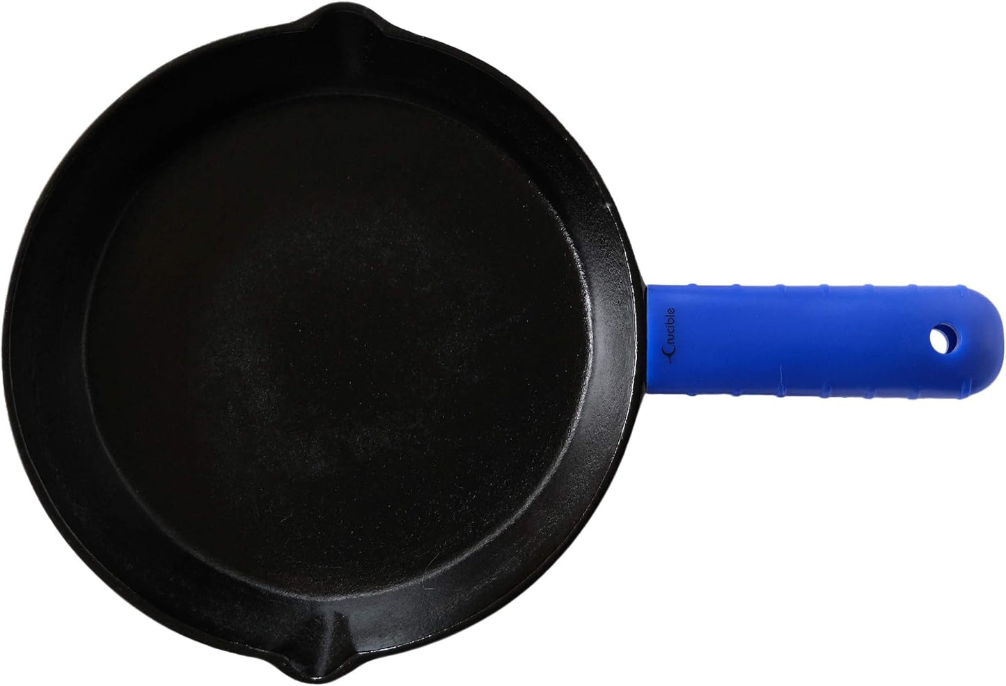 Silicone Hot Handle Holder, Potholder (Extra Thick Red) for Cast Iron Skillets, Pans, Frying Pans & Griddles, Metal and Aluminum Cookware Handles - Sleeve Grip, Handle Cover
