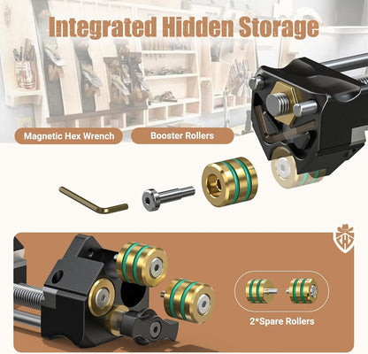 HONGDUI Chisel Sharpening Jig, Honing Guide for Wood Chisels & Planes (0.1"-3.2") Precision Woodworking Sharpener Tool