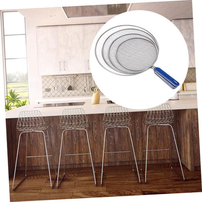 4-Pack Oil Splatter Guard Mesh Covers for Frying Pans and Pots Splashproof Kitchen Oil Screen 18.50X12.99X0.39 Inch Kitchen Accessories for Cooking Safety
