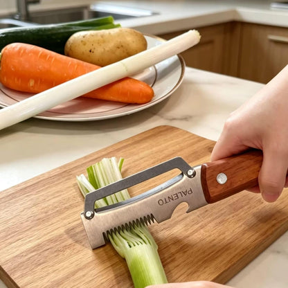 3-in-1 Vegetable Peeler, Julienne Peeler & Bottle Opener