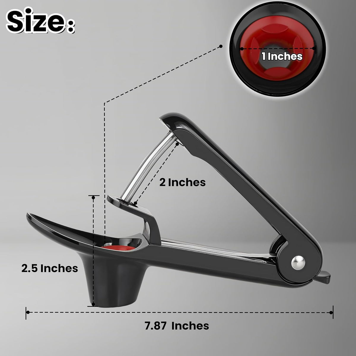 Cherry Pitter, Heavy-Duty Stainless Steel Cherry Pitter Tool, Easy Press
