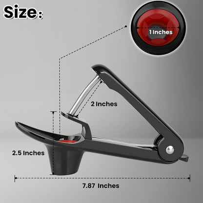 Cherry Pitter, Heavy-Duty Stainless Steel Cherry Pitter Tool, Easy Press