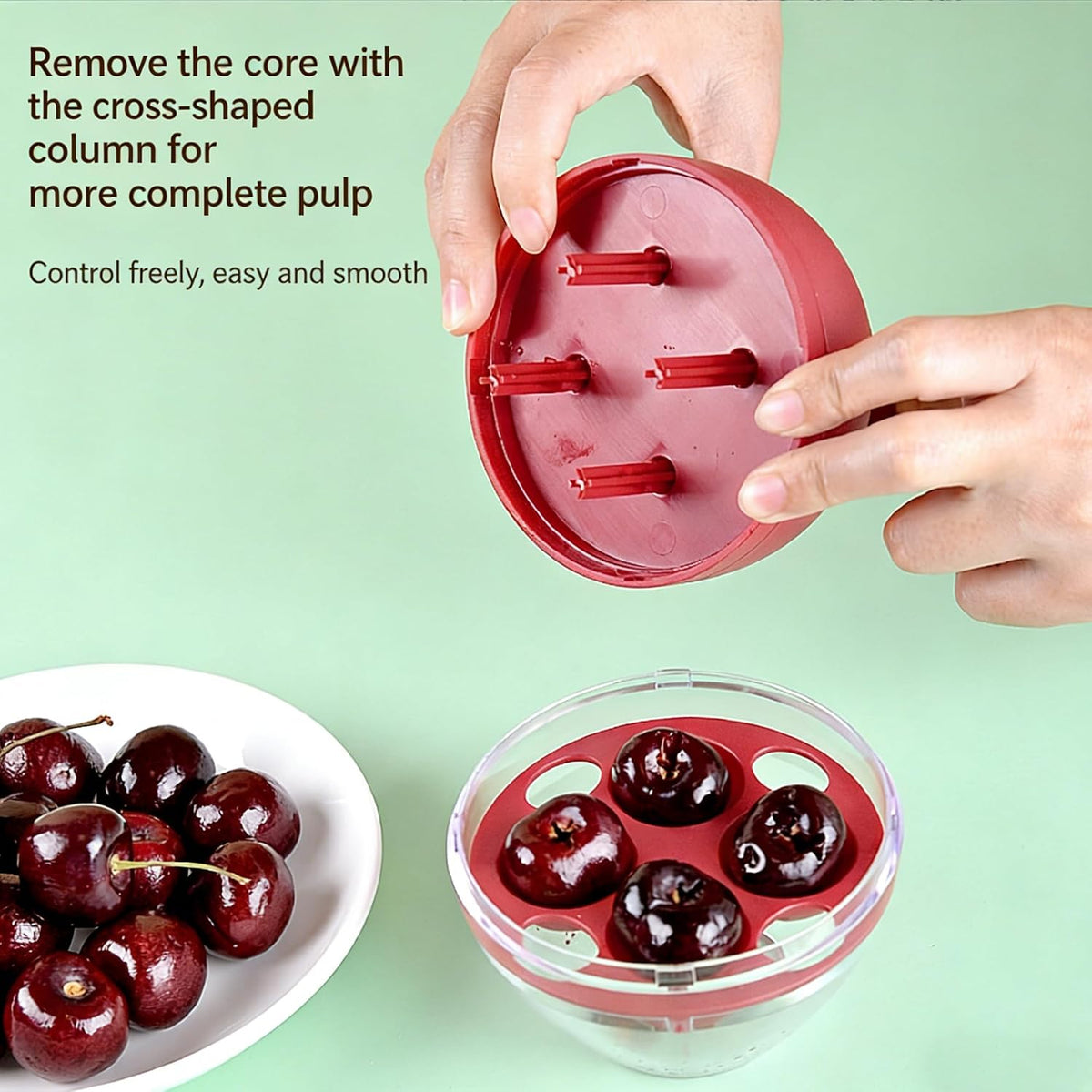 Cherry Pitter Tool, Push Type