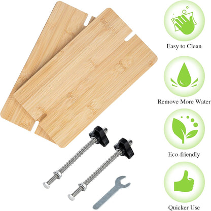 Bamboo Tofu Press Bamboo Tofu Presser Drainer and Drip Tray Easily Drain Water from Firm Tofu, Cheese, or other Foods in 15 Minutes Eco Friendly Drip Strainer