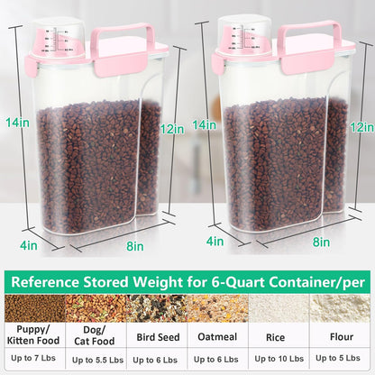 TBMax 10 Lbs Cat Dog Food Storage Container, 2026 Upgraded Large Pouring Container for Pet Food Storage, Bird Seed Dispenser, Portable Travel Kibble Holder -Dark Green