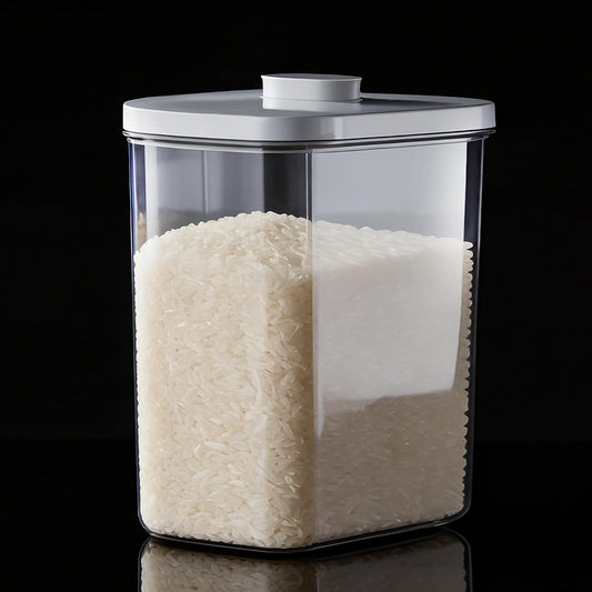 Rice Container - 10 Lbs/5.6KG/5QT Cereal Dispenser Storage Container Bin with Measuring Cup Food Bins Household for Kitchen Pantry Organization (D1065)
