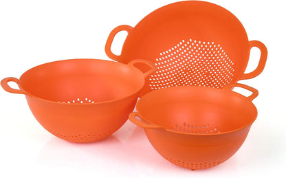 Mintra Home Colanders 3pk (Assorted 3pk, Black)