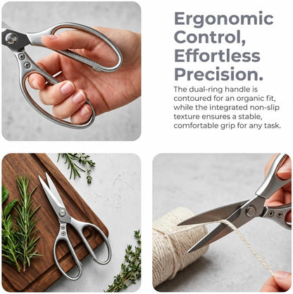 Kitchen Shears Heavy Duty 8.5", Multipurpose Food Scissors for Meat Chicken
