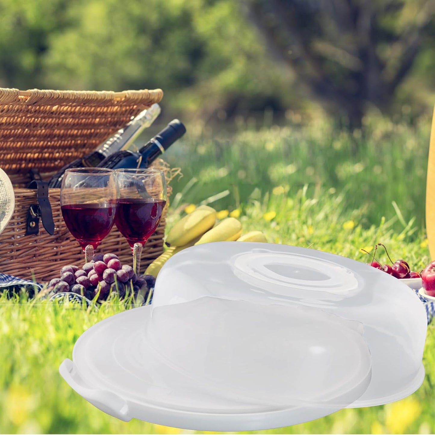 Pie, Cheesecake Carrier for up to 11 in Cake PieRound Cupcake Cake Holder for Muffin Cookies Food Storage Containers