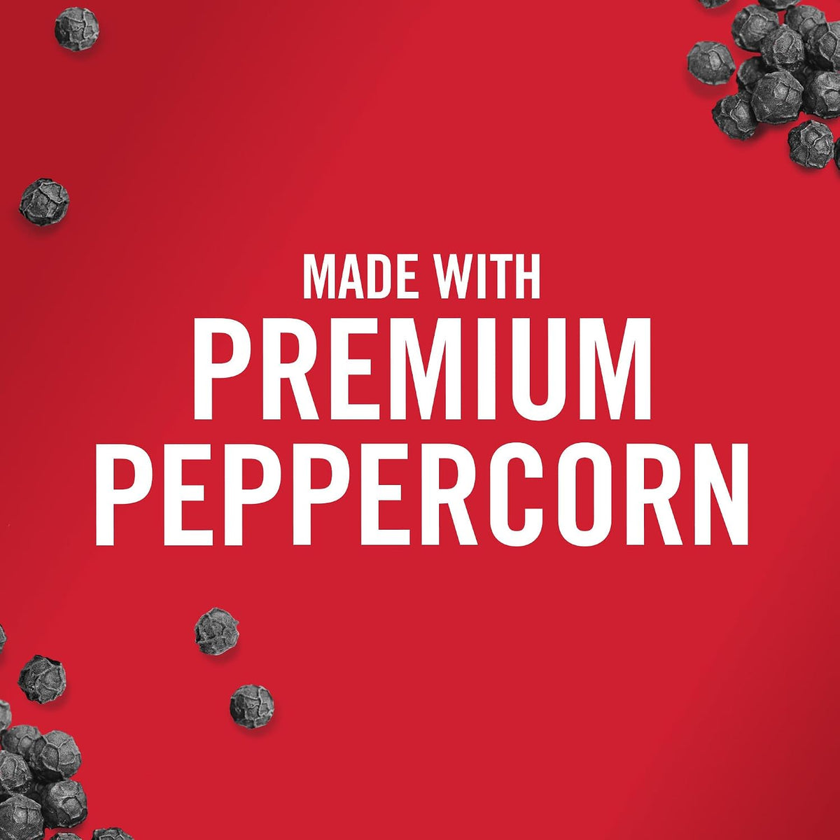 McCormick Black Peppercorn Grinder, For Freshly Ground Pepper While Cooking & Tableside, 2.5 oz