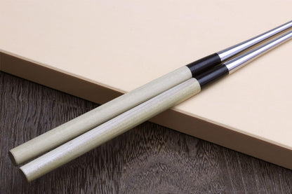 Yoshihiro Moribashi Chopsticks Japanese Sushi Chef's Traditional Garnishing Plating Tweezers Magnolia Handle (6.5 IN)