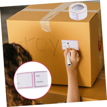 Zerodeko Date Stickers for Food Containers Reusable Adhesive Labels Kitchen Storage Roll