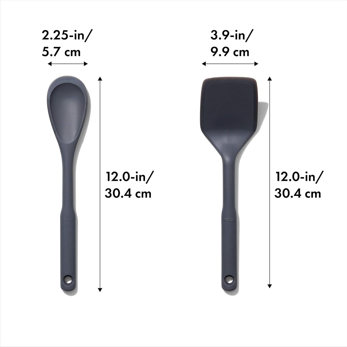 OXO Good Grips 3-Piece Silicone Utensil Set, Gray, One size