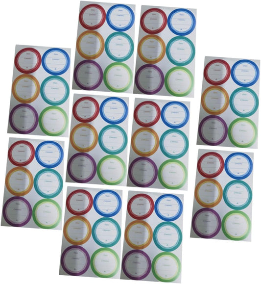 Artibetter 60pcs Blank Date Labels Removable Food Storage Stickers for Bottles Jars Containers Convenient Handwriting Tags for Organizing Pantry Items Food Details