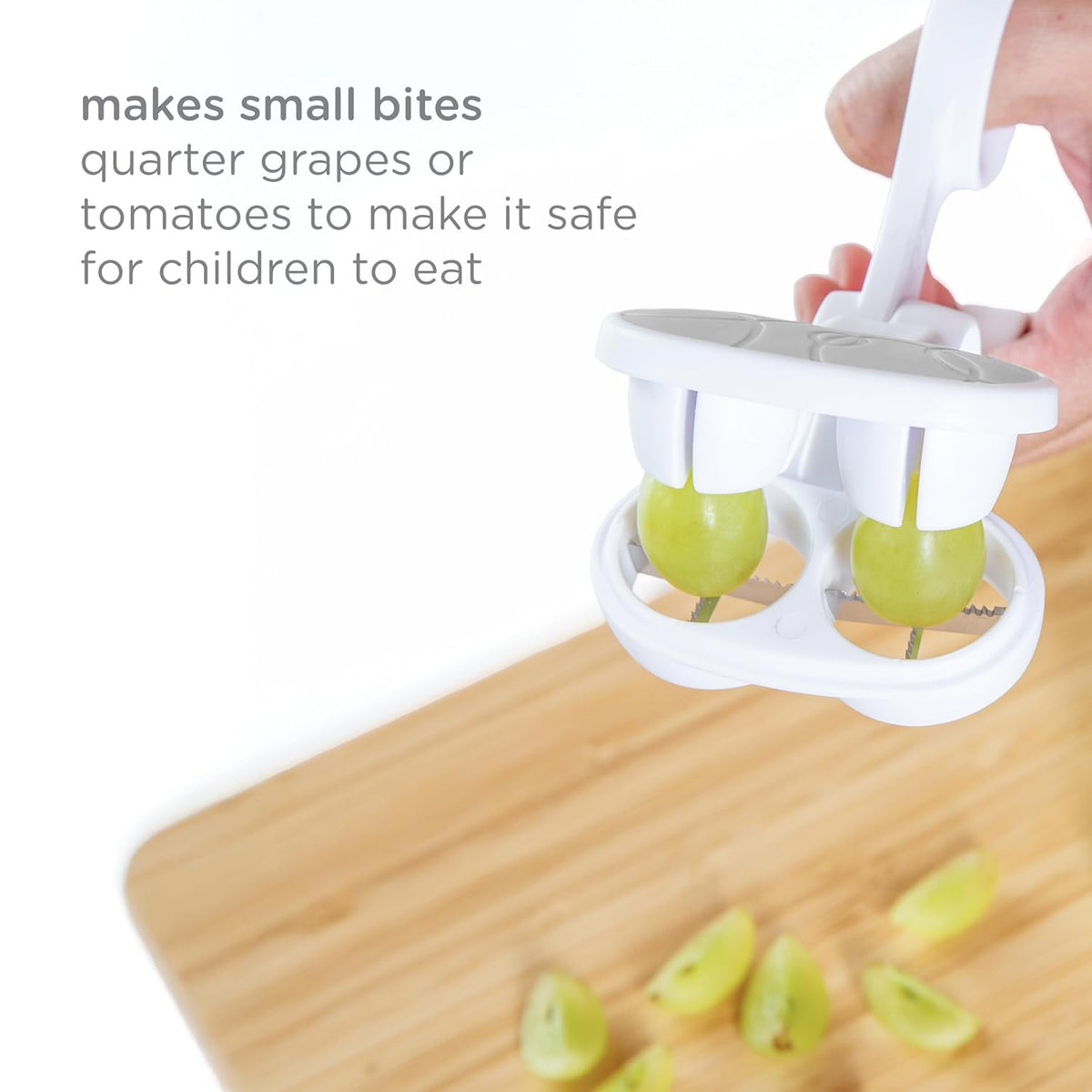Ubbi Dual Grape Cutter for Toddlers & Kids
