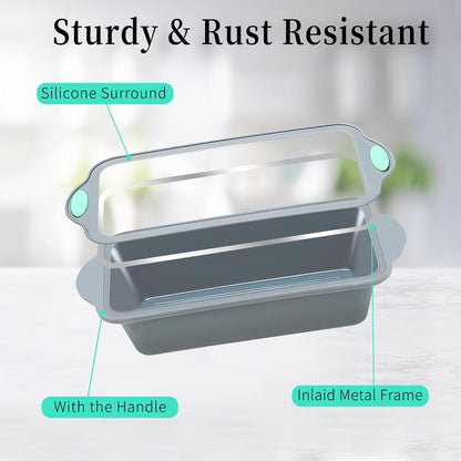 To encounter 2Pack Silicone Muffin Pan with Metal Frame, 12 Cup Regular Size Cupcake Pan, Non-Stick Baking Tray, Food Grade Baking Molds for Oven, Dishwasher Safe
