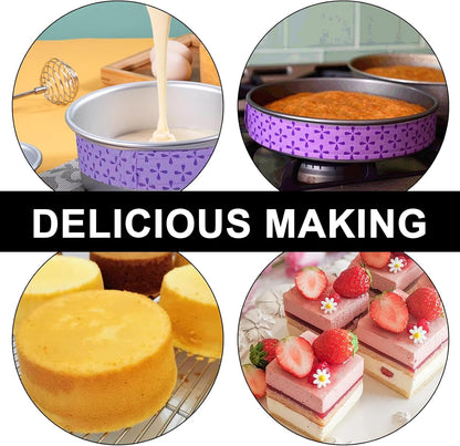 4 Pcs Baking Cake Strips Level Cakes Baking Tray Protection Strap