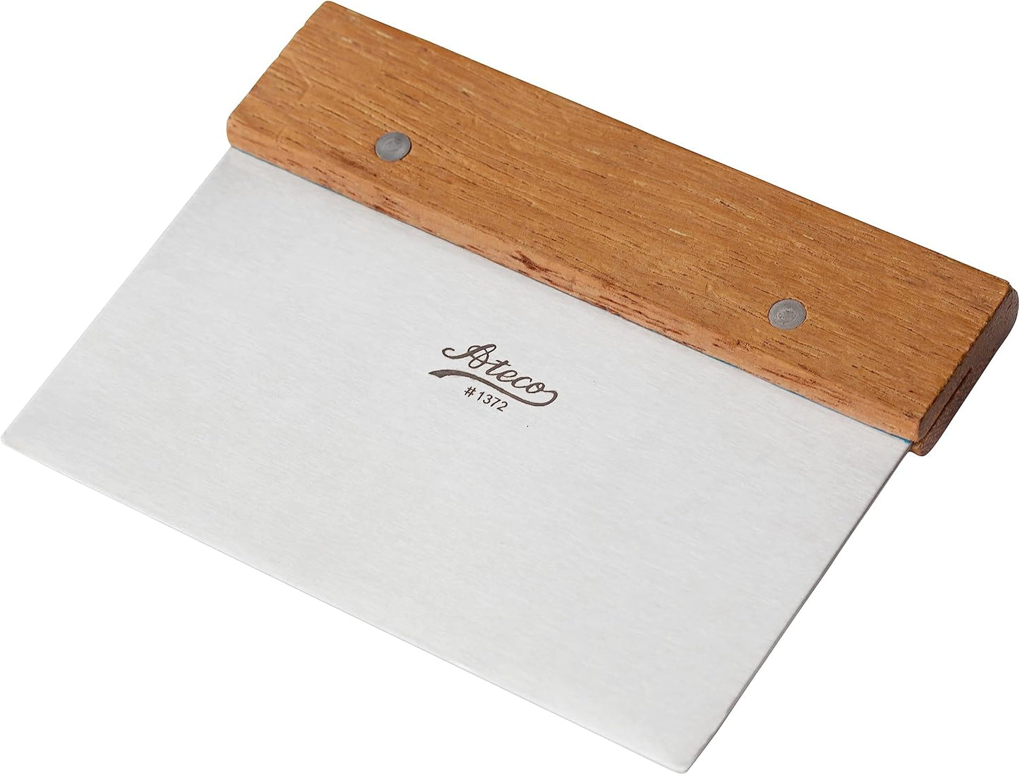 Ateco Stainless Handle Bench Scraper, 5.9-Inches by 3-Inches, Stainless Steel