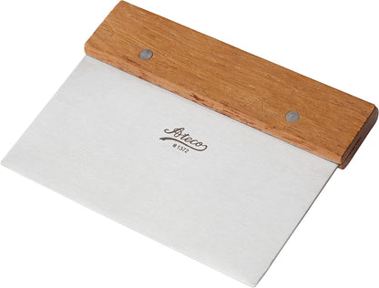 Ateco Stainless Handle Bench Scraper, 5.9-Inches by 3-Inches, Stainless Steel