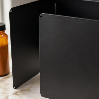 Foldable Kitchen Splash Guard, U-Shaped or 2 L-Shaped Stove Backsplash