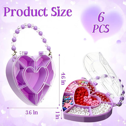 Cunno 6 Pack Valentines Day Containers Butterfly Shaped Food Containers Large Plastic Snack Box Food Storage with Handle Divided Serving Tray Portable Jewelry Organizer for Candy Fruit Purple