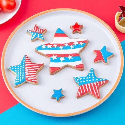 Sandwich Cutter for Kids 48 Pcs, Kimfead Cookie Cutters, Fruit Vegetable Cutter Shapes, Food Picks for Bento Box, Mouse Dinosaur Star Square Heart Shape