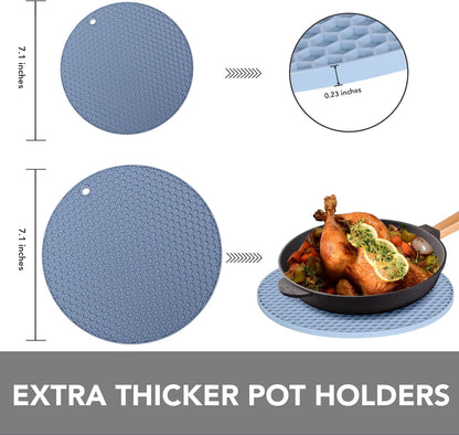 Joyhalo 4 Pack Trivets for Hot Dishes