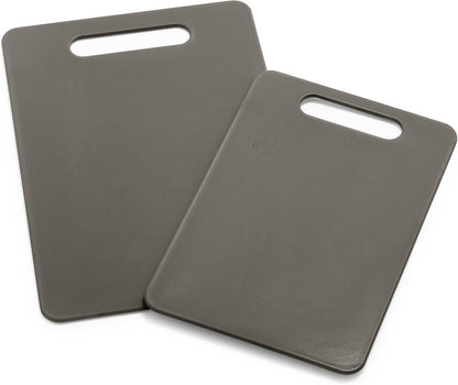 GreenLife Cutting Board Set 8x12" & 10x14", Extra Durable, Meal Prep, Non-Slip, Grip Handles, Crack Resistant, Dishwasher Safe, Reversible, Versatile Kitchen Essentials, Turquoise