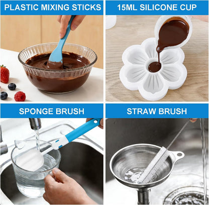 Measuring Cups and Spoons Set 21 Piece, 11 Stainless Steel Nesting Measuring Spoons and Cups with 3 Plastic Measuring Cup, 3 Funnel, 3 Brush, 1 Ruler, Measuring Cup Set for Kitchen Baking Liquid Dry