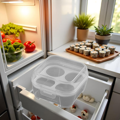 Clear Egg Storage Box,Deviled with Lid Container,Egg Dispenser Holder Case Refrigerator Crisper Picnic Travel Keeper Portable Egg Carriage for Tray Refrigerator Parts and Accessories