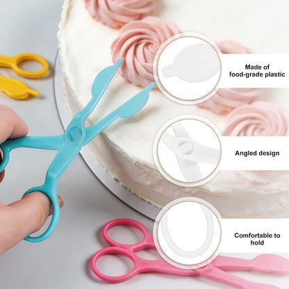 uxcell 3Pcs Flower Lifter Cake Decorating 5.1x2.2" Fondant Tool Purple