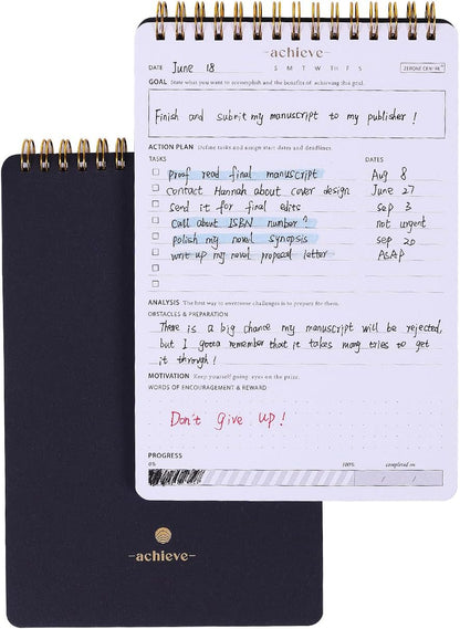 Weekly Meal Planner with Recipes and Grocery List Magnetic Notepad For Fridge - 8.5x11'' Menu Planning Pad With 54 Sheets Tear Off Shopping List For Family Dinner Menu and Meal Prep Planning