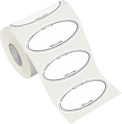 500 Removable Freezer Pantry Labels, Waterproof Tear Resistant Removable No Residue, for Food Containers Jars Kitchen Restaurant Storage Organization