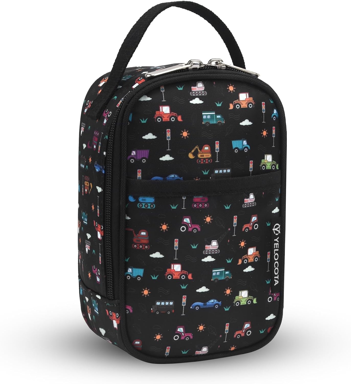 Yelocota Small Insulated Lunch Bag- Snack Bag- Mini Cooler Bag with Handle for Travel,Work,School(Storage Space below 20oz)- Also Suitable for Pairing with Food Jar