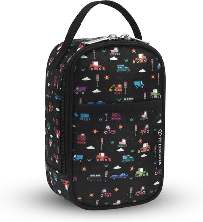 Yelocota Small Insulated Lunch Bag- Snack Bag- Mini Cooler Bag with Handle for Travel,Work,School(Storage Space below 20oz)- Also Suitable for Pairing with Food Jar