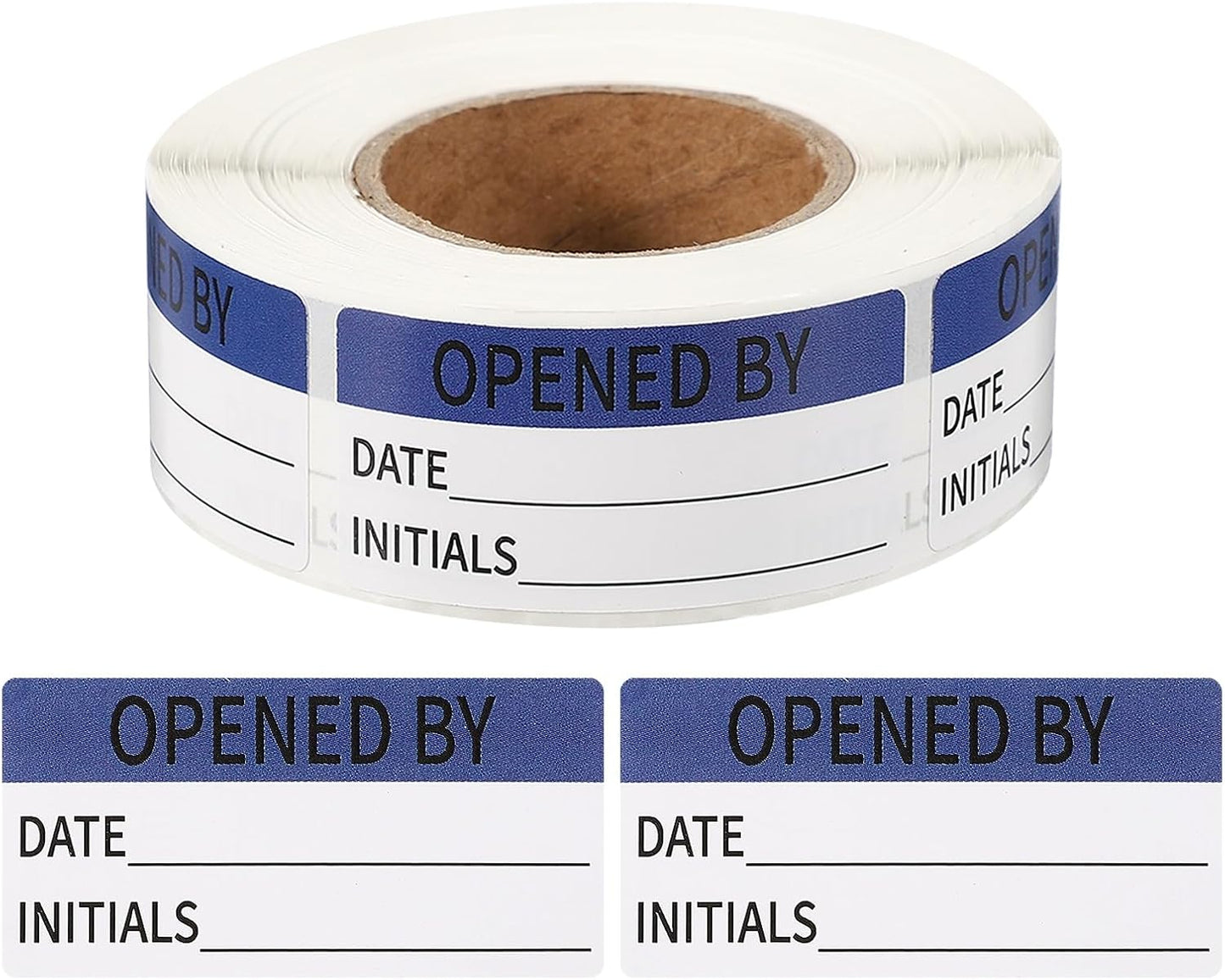PATIKIL 500 Pcs Expired Date Label Stickers Roll, 2 x 1 Inch Removable Inventory Labels Adhesive Food Sticker Roll for Marking Organizing Inventory and Food Container, White and Black