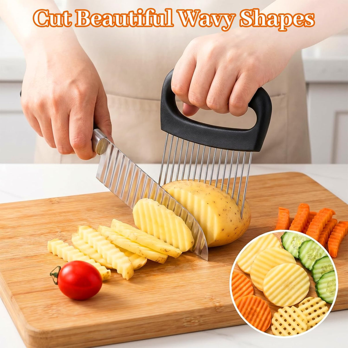 Onion Holder Stainless Steel Onion Slicer