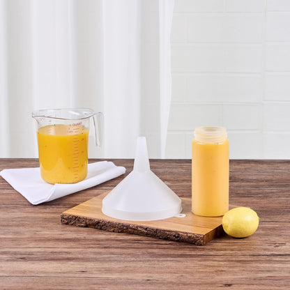Restaurantware 8 oz White Plastic Funnel