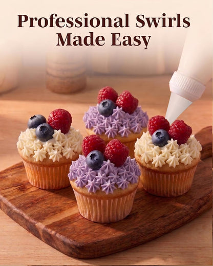 Reusable Plastic Piping Tips, Nozzles Standard Size Star Tip #20