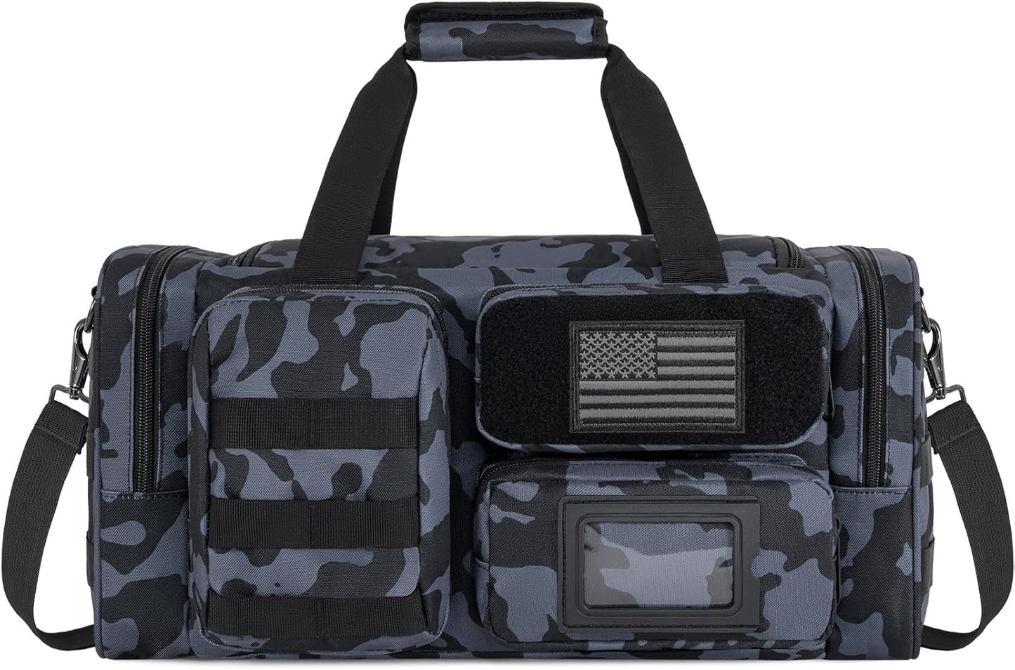 Tactical Pistol Range Bag, Gun Range Bag for Handguns, Shooting Duffle Range Pistol Bag with 6X Magazine Slots, Extra Pockets for Ammo and Essentials