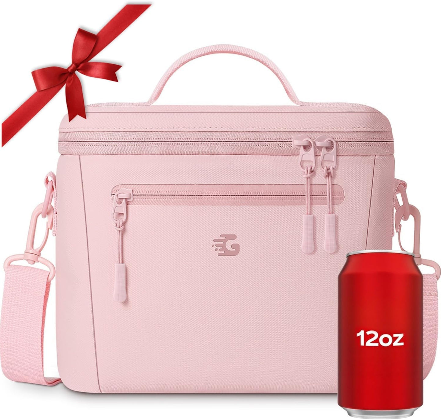 GLORIEROO Insulated Lunch Box Bag Women Girls - Waterproof Leakproof Lightweight Reusable Cooler for School Work Picnic - Back to School