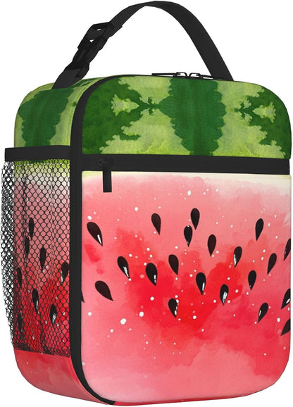 Dinosaur Volcano Insulated Lunch Bag for Women & Men, Reusable Leak-Proof Lunch Box with Cooler Compartment, Lunch Tote for Adults Work Travel Picnic Durable & Washable