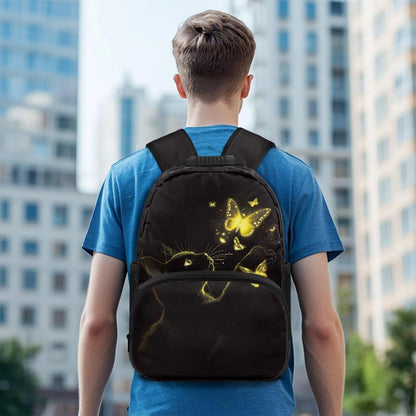 Highland Cow Backpack with Lunch Box Set for Kids Sunflower School Backpack for Girls Boys Back to School Bag Student Travel Backpacks Reusable Utensils Pen Case Water Bottle Bag 5PCS
